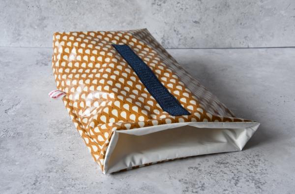 Lunchbag "Tropfen auf Ocker"