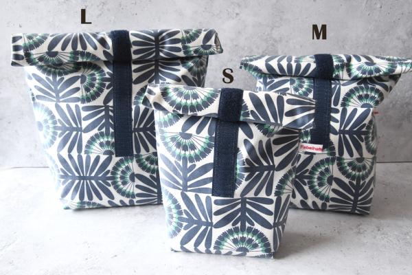 Lunchbag "Blaue Pusteblumen"