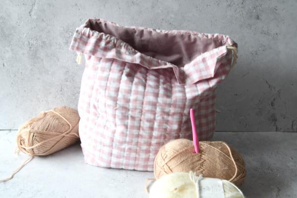 Projekttasche - "Caro rosa"