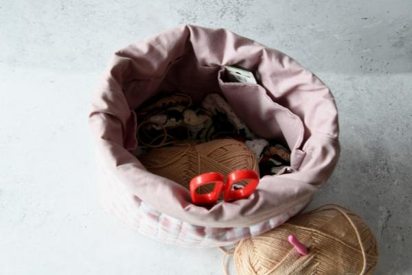 Projekttasche - "Caro rosa"