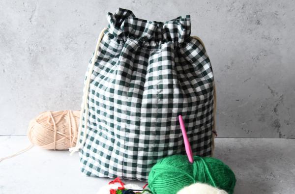 Projektasche - "Caro grün"