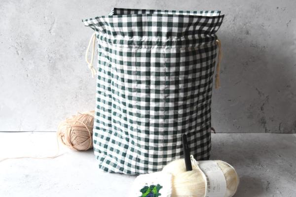 Projektasche - "Caro grün"