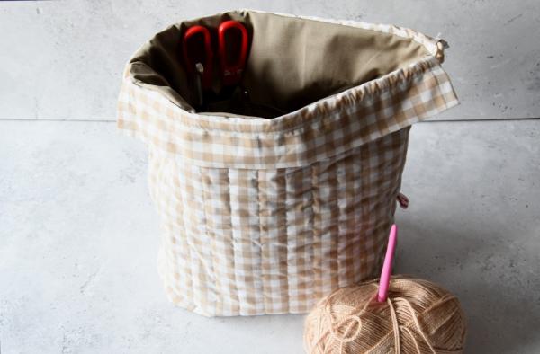 Projektasche - "Caro beige"