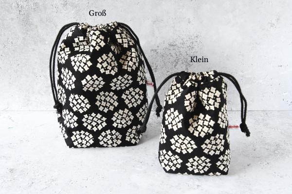 Kinchaku Beutel, Reisebeutel, nachhaltig Reisen - "Yoshiko"