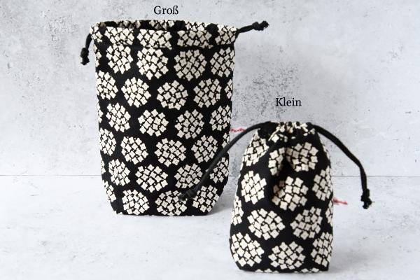 Kinchaku Beutel, Reisebeutel, nachhaltig Reisen - "Yoshiko"