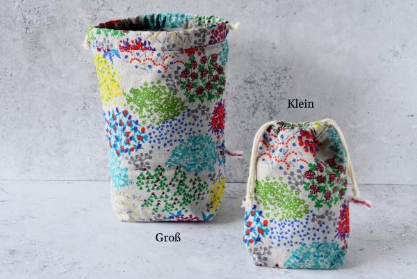 Kinchaku Beutel, Reisebeutel, nachhaltig Reisen - "Ayaka"