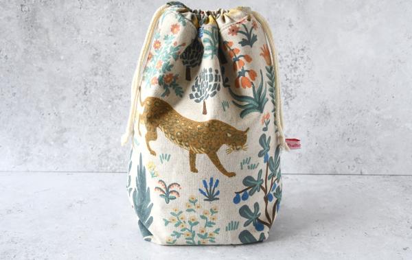 Kinchaku Beutel, Reisebeutel, nachhaltig Reisen - "Hiroko"