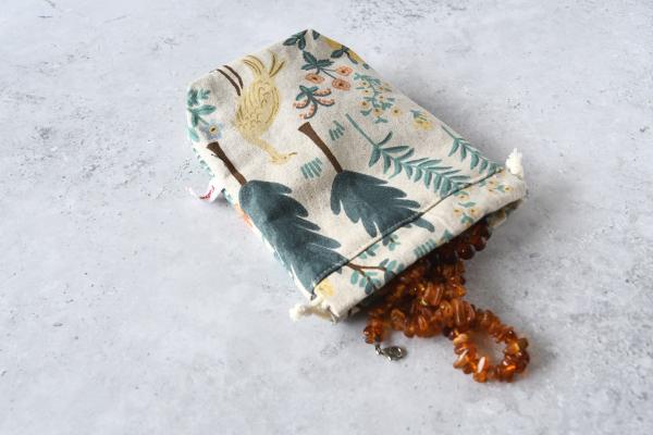 Kinchaku Beutel, Reisebeutel, nachhaltig Reisen - "Hiroko"