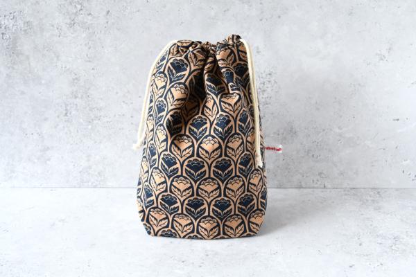 Kinchaku Beutel, Reisebeutel, nachhaltig Reisen - "Mariko"
