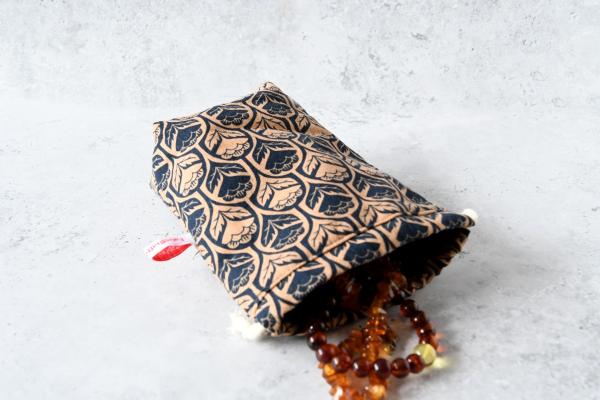 Kinchaku Beutel, Reisebeutel, nachhaltig Reisen - "Mariko"