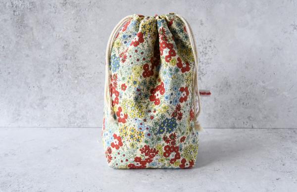 Kinchaku Beutel, Reisebeutel, nachhaltig Reisen - "Saki"