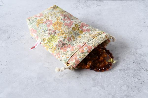 Kinchaku Beutel, Reisebeutel, nachhaltig Reisen - "Hikari"