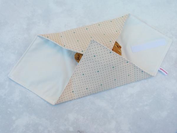 Sandwich Wrap "Kleine Punkte auf hellrosa"