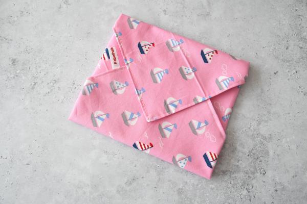 Sandwich-Wrap "Segelboote auf rosa"