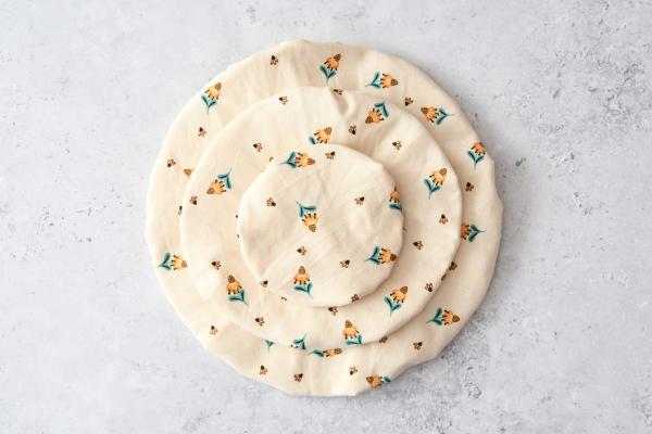 Schüsselhaube "Margarite creme"