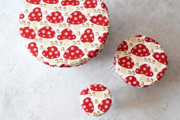 Schüsselhaube "Rote Fliegenpilze"