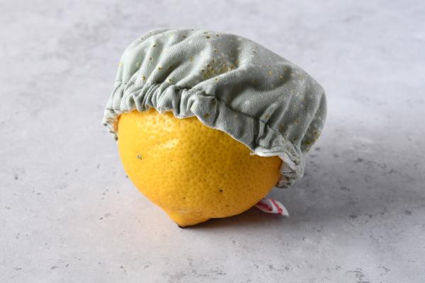 Schüsselhaube "Glitter auf hellmint"