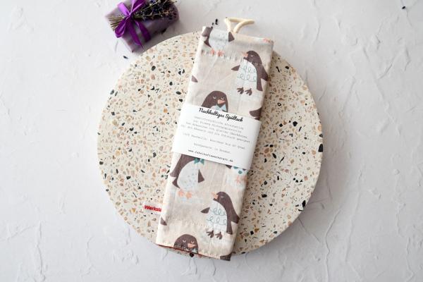 Spültuch, Putztuch - "Pinguine"